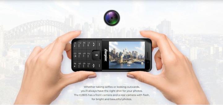 Actual product image Energizer E280S 4G BLACK (Black, 2.80", Dual SIM, 4G)