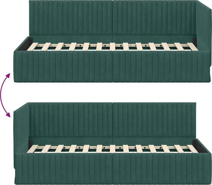 Produktbild vidaXL Samtbettgestell (90 x 200 cm)