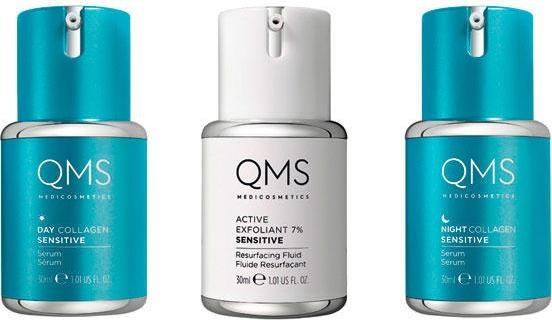 Produktbild QMS Collagen System Sensitive 3-Step Routine Set