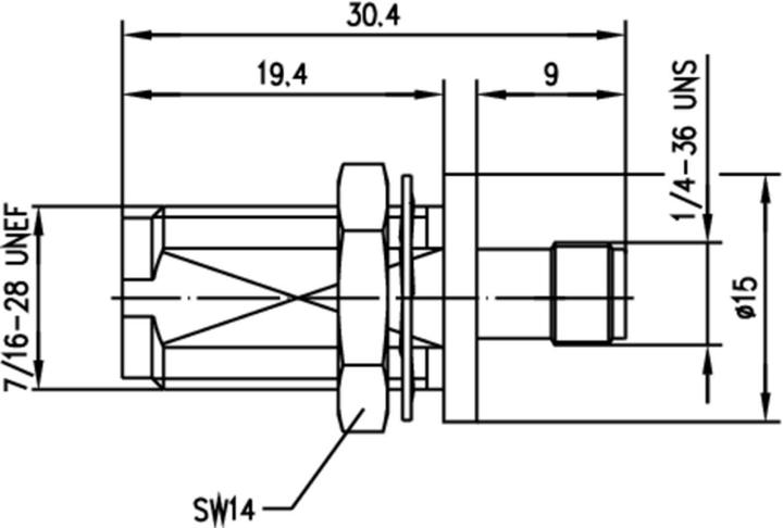 Produktbild Telegärtner KoaxAdapter TNCBuchse