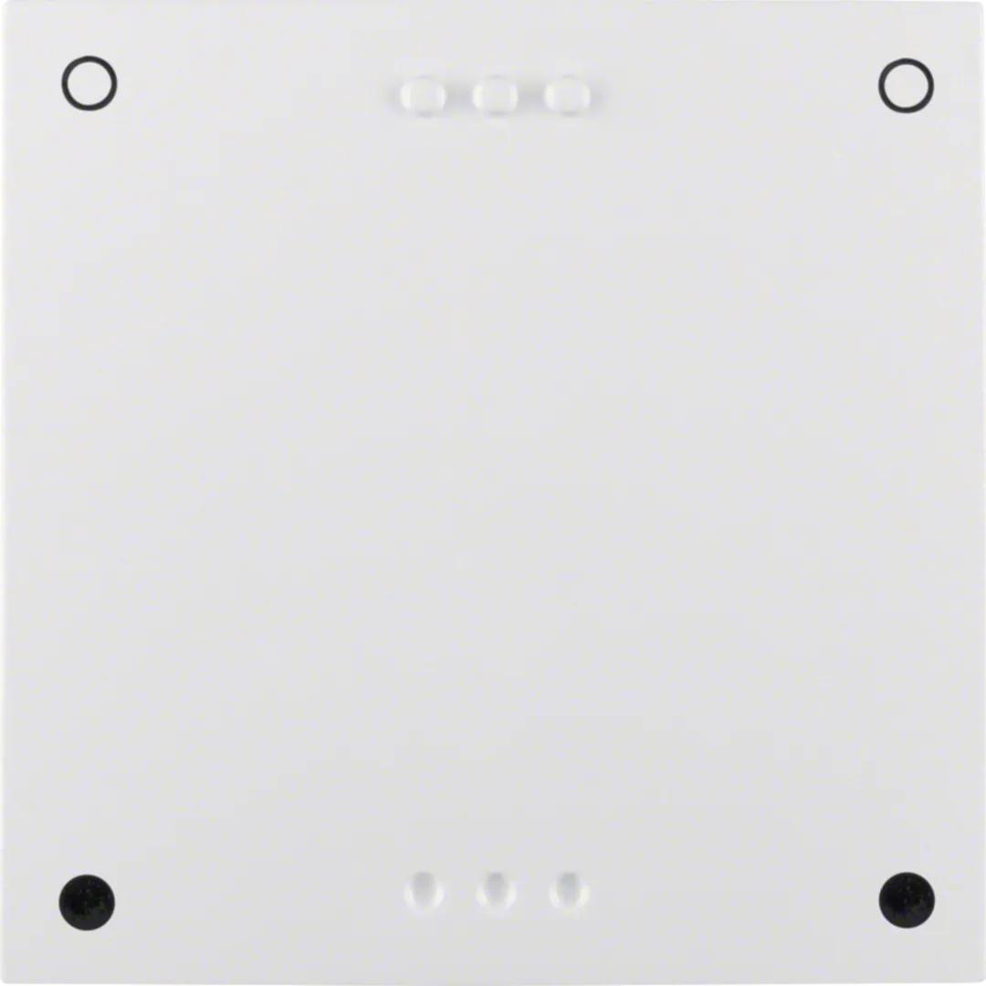 Berker S1 Abdeckung für Universal- 17658989 Serientast-Dimmer polarweiss glänzen, Taster + Schalter, Weiss