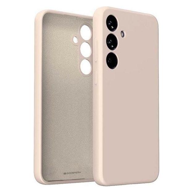 Mercury Rosa Silicone Samsung S23 Fe S711 Różowo-Piaskowy/-Sabbia (Samsung Galaxy S23 Fe), Cover Smartphone,