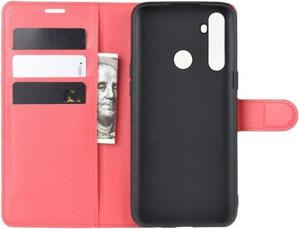 Actual product image MU Classic Litchi Leather Bookcover Series (Realme 5 Pro)