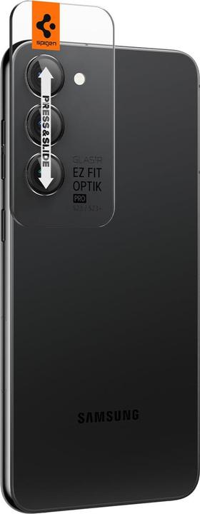 Image du produit Spigen Optique Pro Camera Sam S23/S23+ 2szt./2pcs czarny/black AGL05962 (2 pièce(s), Samsung Galaxy S23+, Samsung Galaxy S23, Samsung Galaxy S24+)