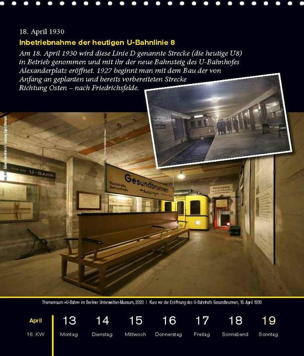 Produktbild Berlin von unten - Kalender 2026 (24 x 32 cm)