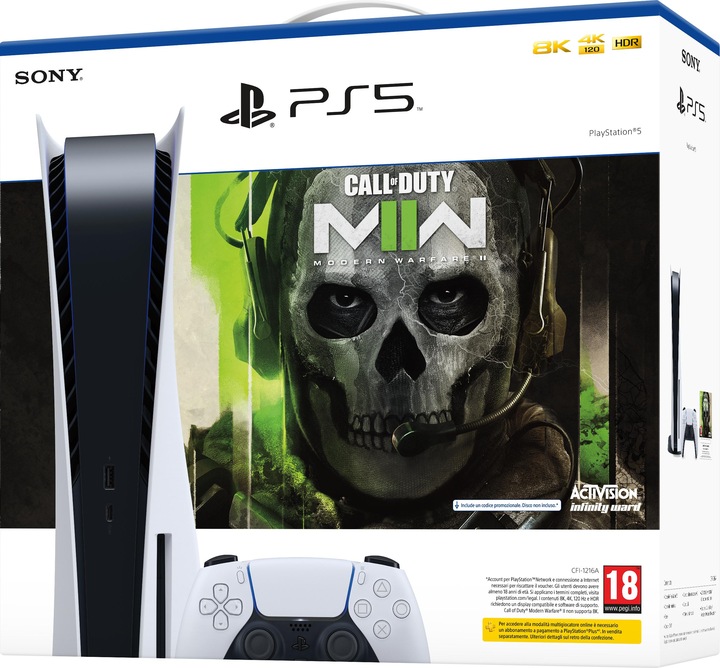 Actual product image Sony Playstation 5 Call of Duty Modern Warfare II Bundle