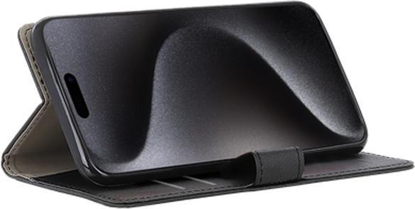 Produktbild Just in Case Pu-Leder Book HÃ¼lle Schwarz Apple iPhone 15 Pro Max (Apple iPhone 15 Pro Max)