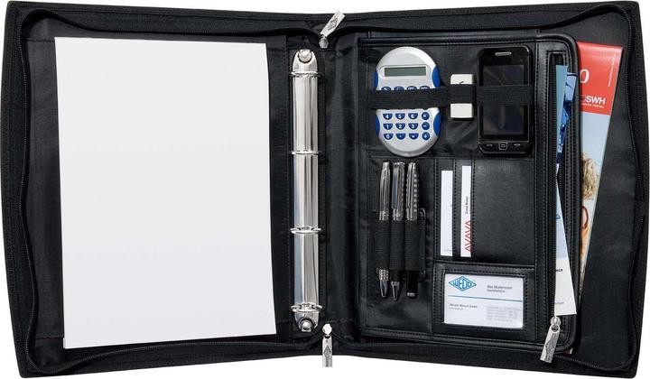 Produktbild Wedo Elegance Organizer Kunstleder schwarz (A4, 1 x)