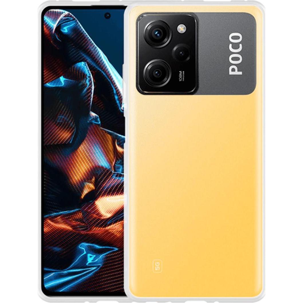 Just in Case TPU Back Cover Durchsichtig Poco X5 Pro (Xiaomi Poco X5 Pro), Smartphone Hülle, Transparent