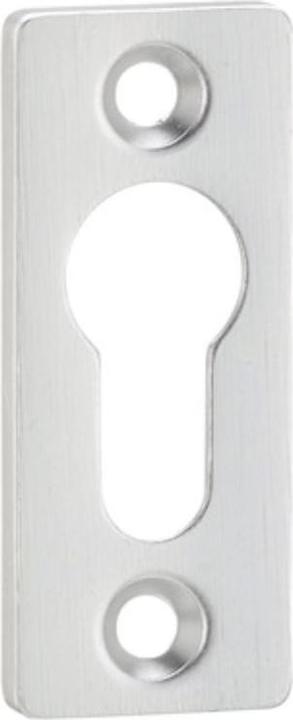 EDI Key escutcheon 1319/0003 Aluminium F1 Escutcheon thickness 5.5 mm PZ angular (Door handle)
