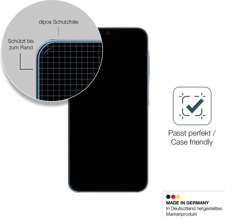 Produktbild Dipos Anti-Shock Displayschutz Matt 9H (1 Stück, Samsung Galaxy A25)