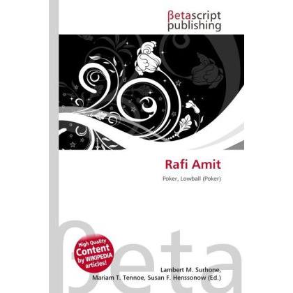 Rafi Amit, Ratgeber von Lambert M. Surhone, Mariam T. Tennoe, Susan F. Henssonow