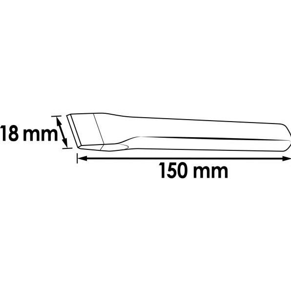 Thumbnail - Vigor, Meissel, Flachmeissel ∙ V1221 ∙ 18 mm