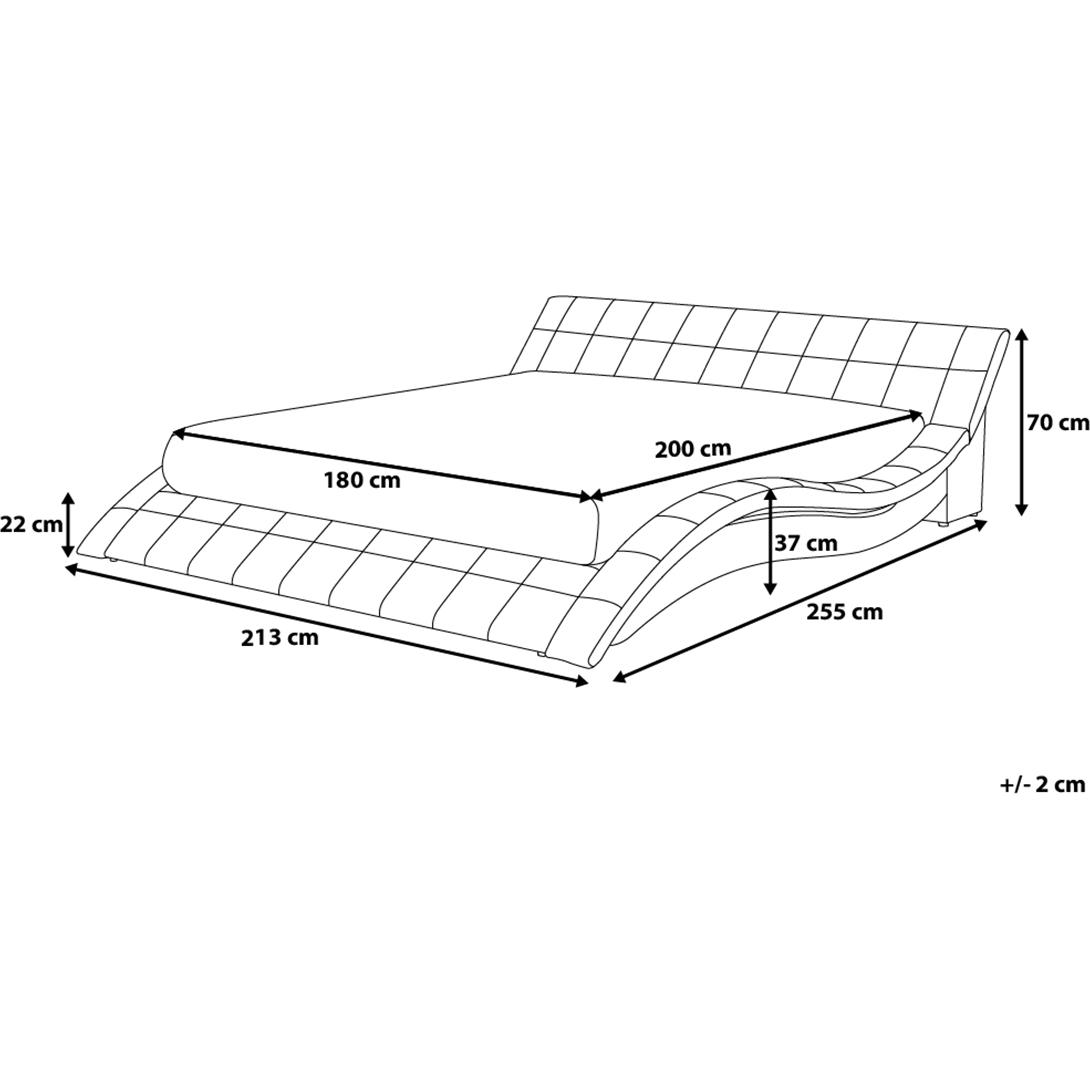 Thumbnail - Beliani, Bett, Vichy (180 x 200 cm)