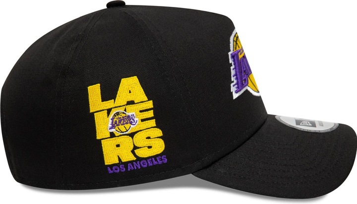 Actual product image New Era E-Frame Snapback Cap - SIDEPATCH Los Angeles Lakers (One size)