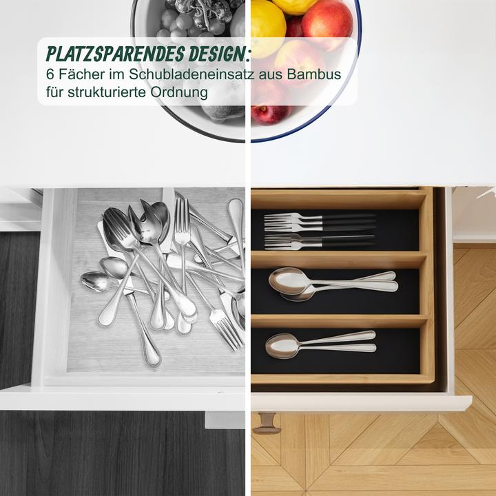 Productafbeelding Relaxdays Besteckkasten Bambus