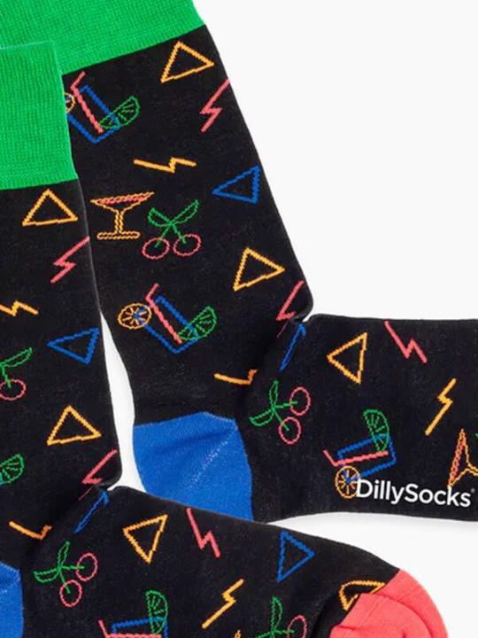 Actual product image DillySocks Cocktail O'Clock (Single pack, 36 - 40)