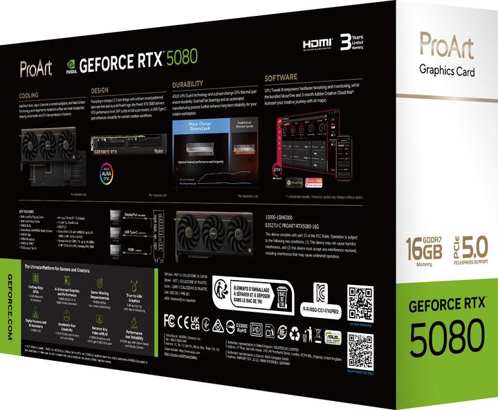 Produktbild ASUS ProArt GeForce RTX 5080 (16 GB)