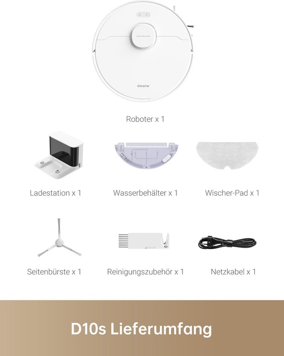 Image du produit Dreame D10s (Robot d'aspiration et de nettoyage)