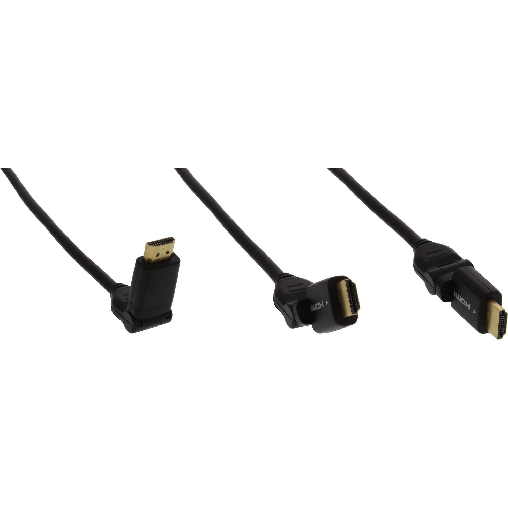 Thumbnail - InLine HDMI (Typ A) — HDMI (Typ A) (0.50 m, HDMI), Video Kabel