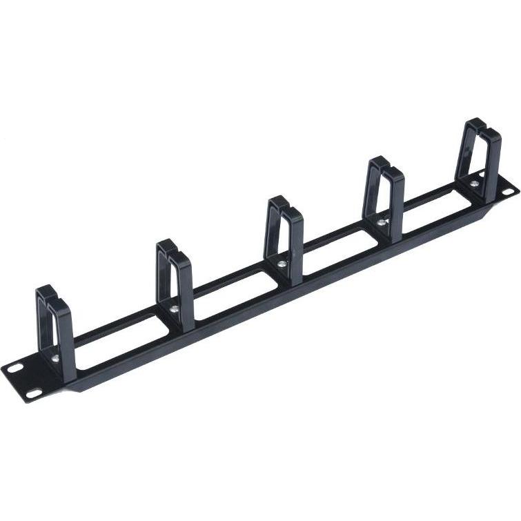 Thumbnail - Wp Cable manager plastic 1U Black, Serverschrank Zubehör, Schwarz