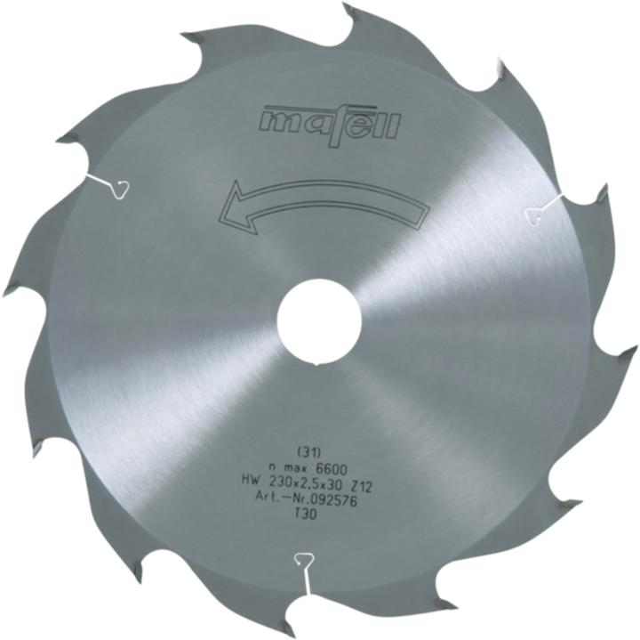 Produktbild Mafell Sägebl.-HM 230x2.5x30 12Z/WZ Zchng. verpackt