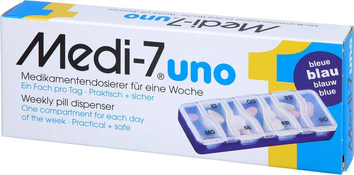 Image du produit Medi-7 cament doser uno days bleu