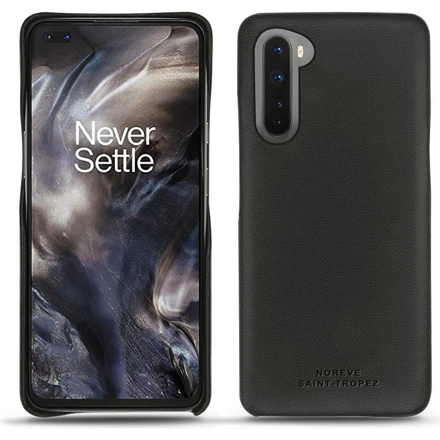 Thumbnail - Noreve Lederschutzhülle (OnePlus Nord), Smartphone Hülle, Schwarz
