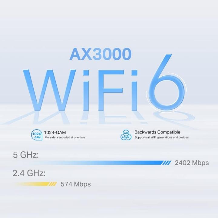 Actual product image TP-Link 4G+ AX3000 MESH WI-FI 6 ROUTER