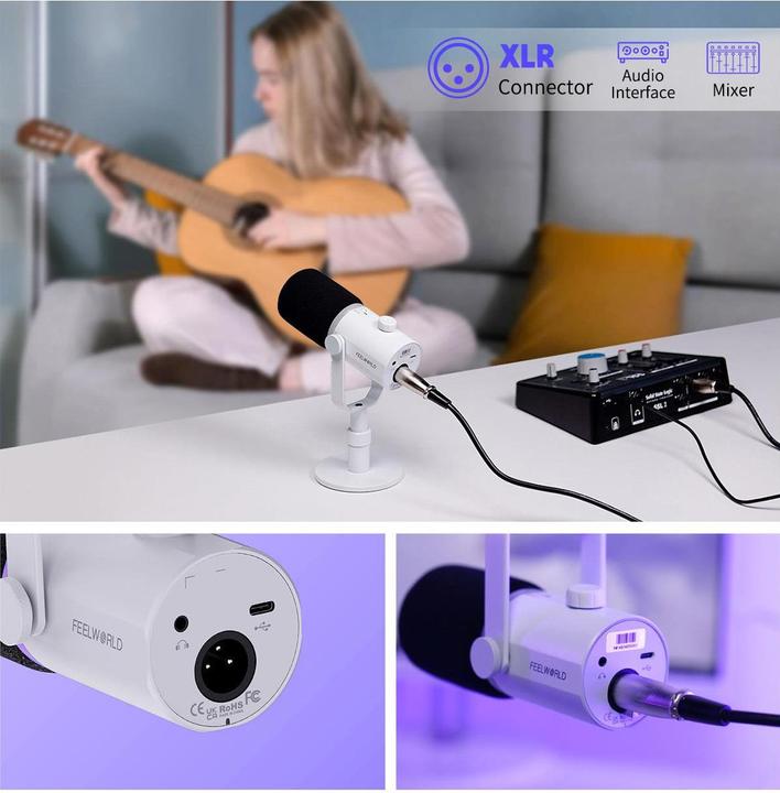 Immagine prodotto Feelworld PM1-W Microphone - white