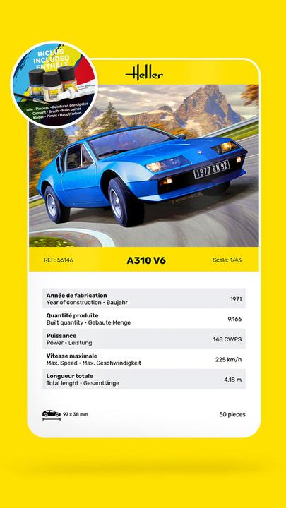 Actual product image Heller STARTER KIT Alpine A310