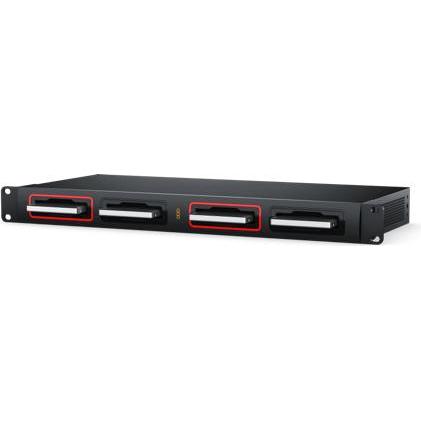 Blackmagic Cloud Dock 4, Case per hard disk, Nero