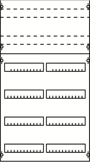 Actual product image Striebel & John STR 2V2K-150 Distribution panel BH2 2-panel 150mm