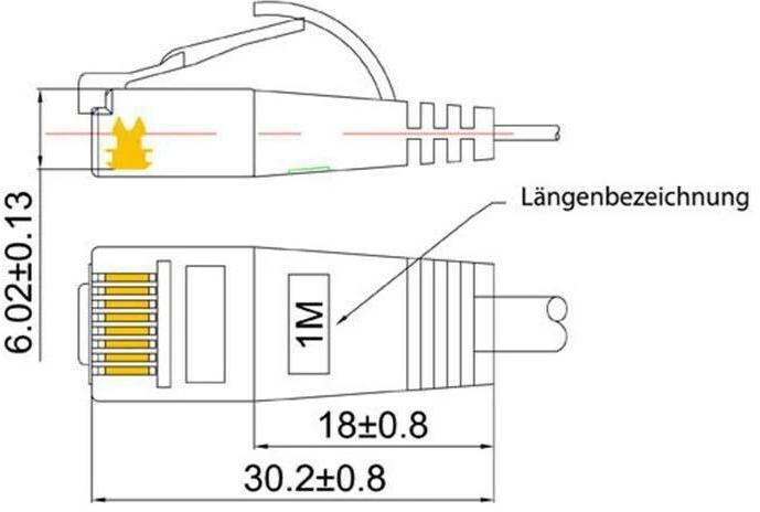 Produktbild Lightwin Netzwerkkabel (UTP, CAT6, 25 m)