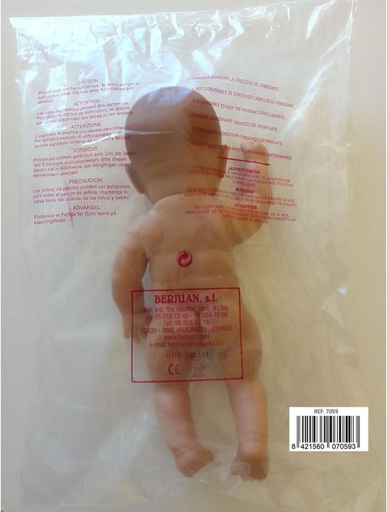 Produktbild Berjuan Baby-Puppe Newborn 7059-17 38 cm