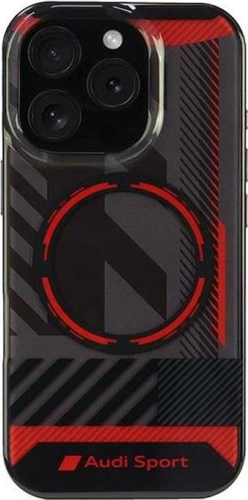 Produktbild Audi IML Sport MagSafe iPhone 16 Pro 6.3" czarny/black hardcase AUS-IMLMIP16P-RSQ/D2-BK (Apple iPhone 16 Pro)