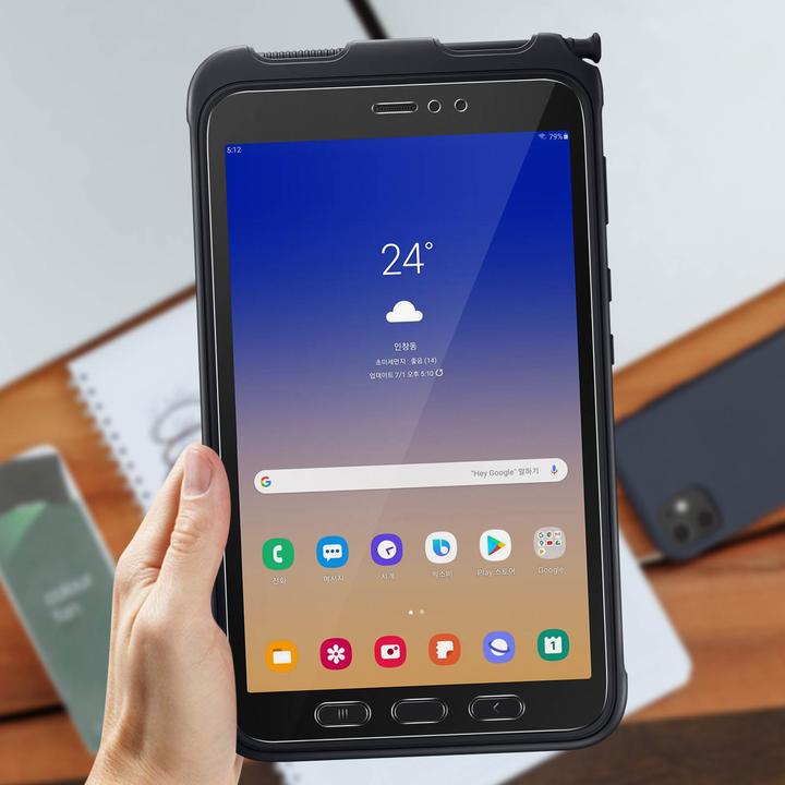 Actual product image Avizar Crystal clear film, glass screen protector (1 Piece, Galaxy Tab Active 3)
