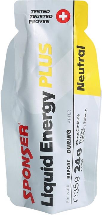 Actual product image Sponser Liquid Energy Plus (Neutral, 1 pcs., 35 g)