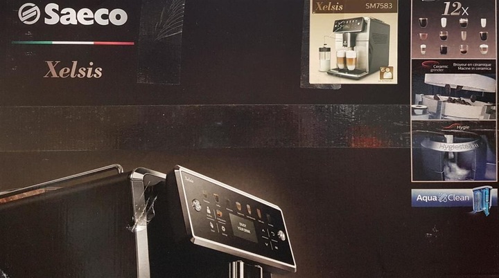 Image du produit Philips Saeco Xelsis SM7583/00 Machine à café automatique, 12 spécialités de café, écran LED...