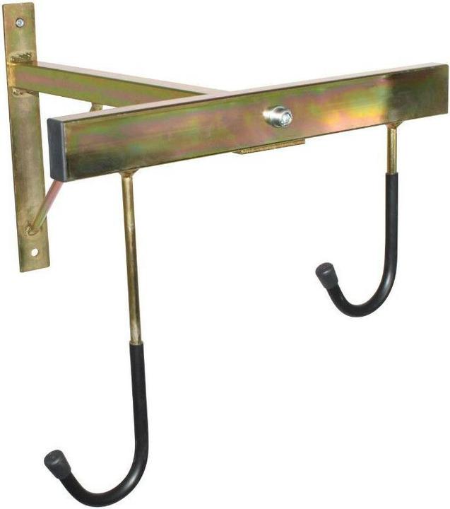 Actual product image P2R Wall-mounted bike rack for 2 bikes, wheel-mounted