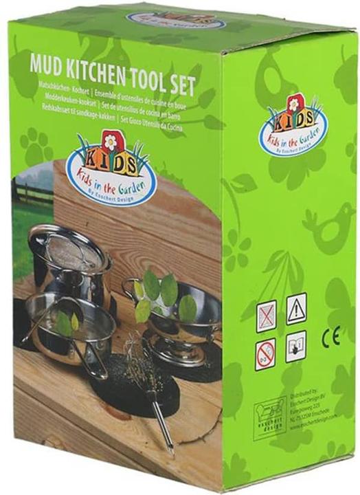 Immagine prodotto Esschert Design Set di pentole per la cucina di fango