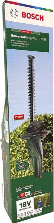 Produktbild Bosch Home & Garden UniversalHedgeCut 18-55 (Akkubetrieb)