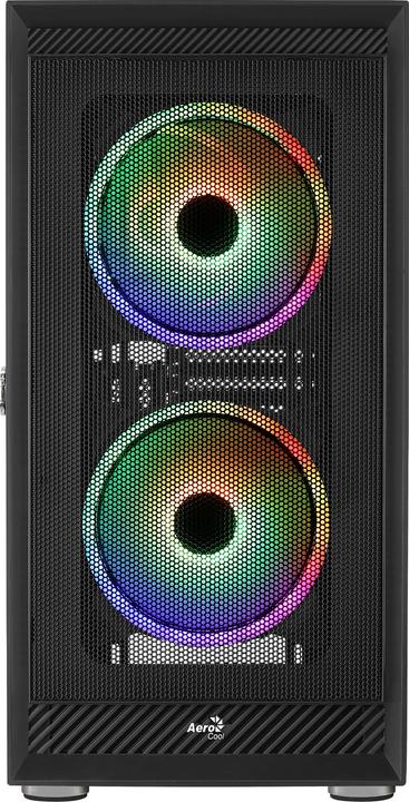 Produktbild AeroCool Geh Midi Graphite black v3 MicroATX/ATX/MiniITX o.N (ATX, mATX, Mini-ITX)