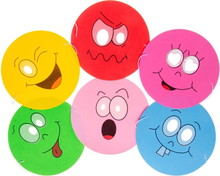 LG-Imports Schaummaske Lächelndes Gesicht