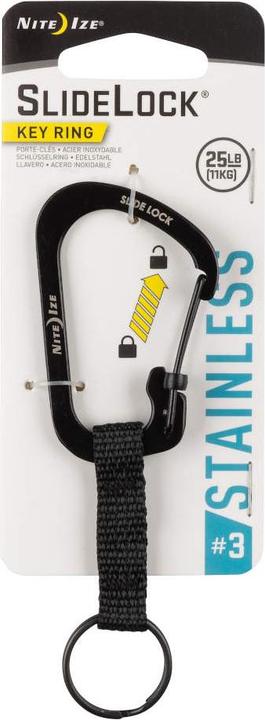 Actual product image Nite Ize Key Carabiner Keyring Gr