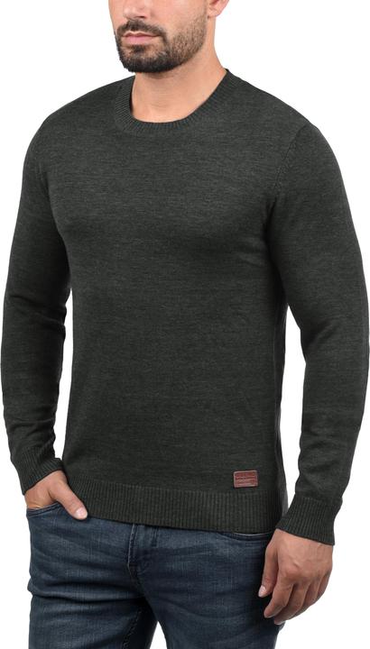 Actual product image Blend Lars Men's Jumper Knit Pullover With V-Neck Flecked (XXL)