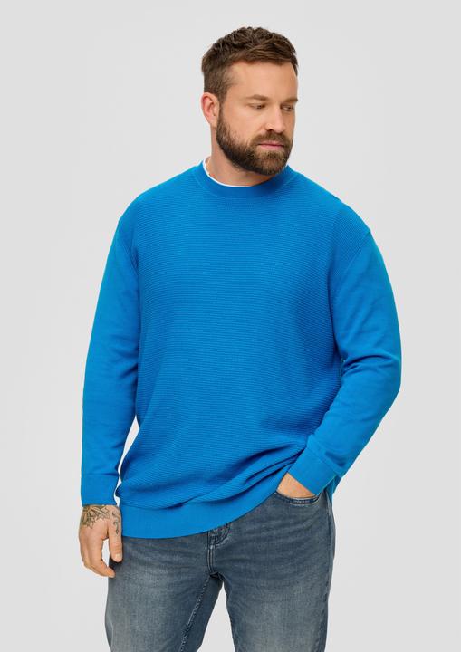 Immagine prodotto s.Oliver Strickpullover Strickpullover mit Waffelpiqué-Muster (4XL)