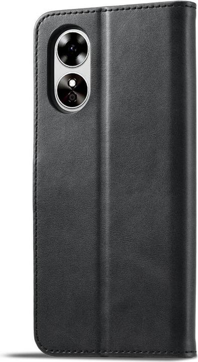 Image du produit LC.Imeeke OPPO A58 5G / A78 5G - Etui en cuir noir (Oppo A78 5G)