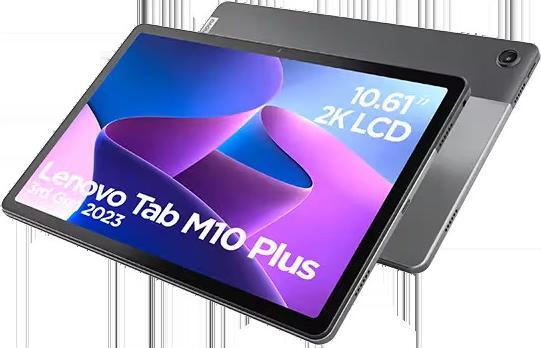 Productafbeelding Lenovo Lenovo M10 Plus (3rd Gen) (Alleen WLAN, 10.61", 128 GB, Stormgrijs)