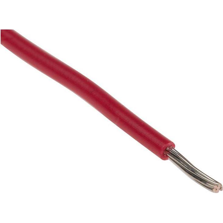 RS PRO, Tubo + Canalina per cavi, WIRE KY30-04 RED 250m (250 m)